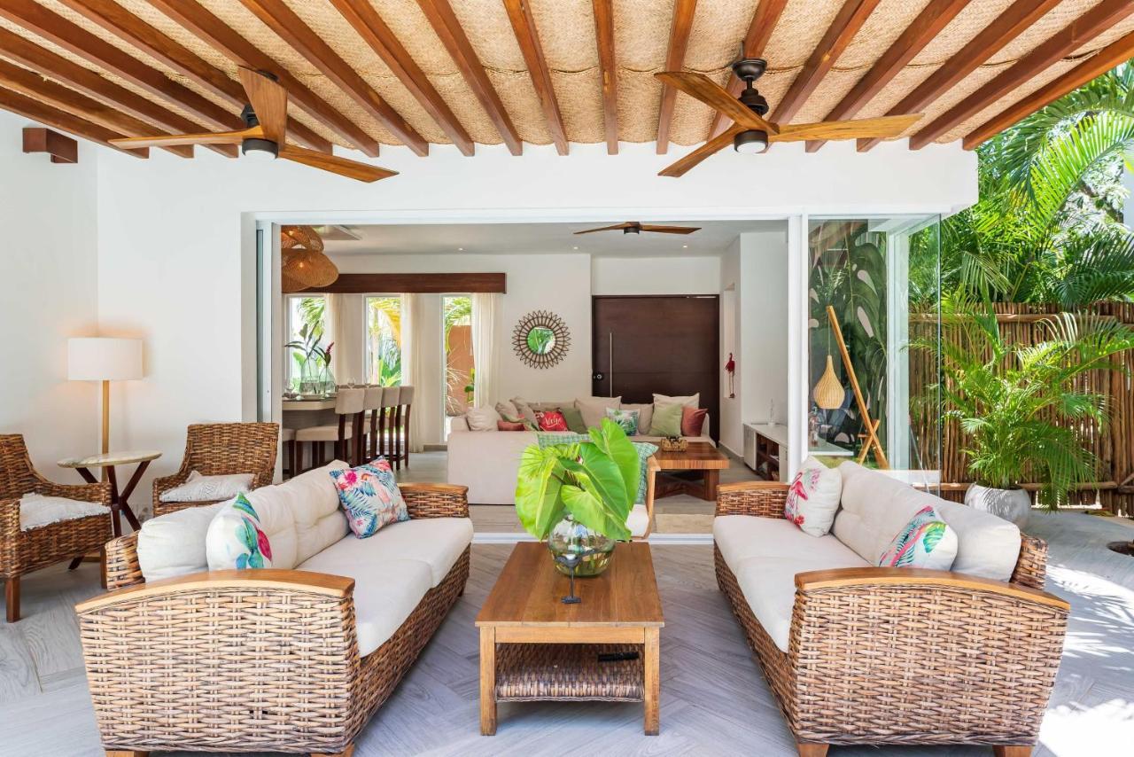 Villa Ek'Balam & Villa Flamingo, Luxury Villas, Private Pool, Private Garden, Jacuzzi, 24H Security Тулум Екстер'єр фото