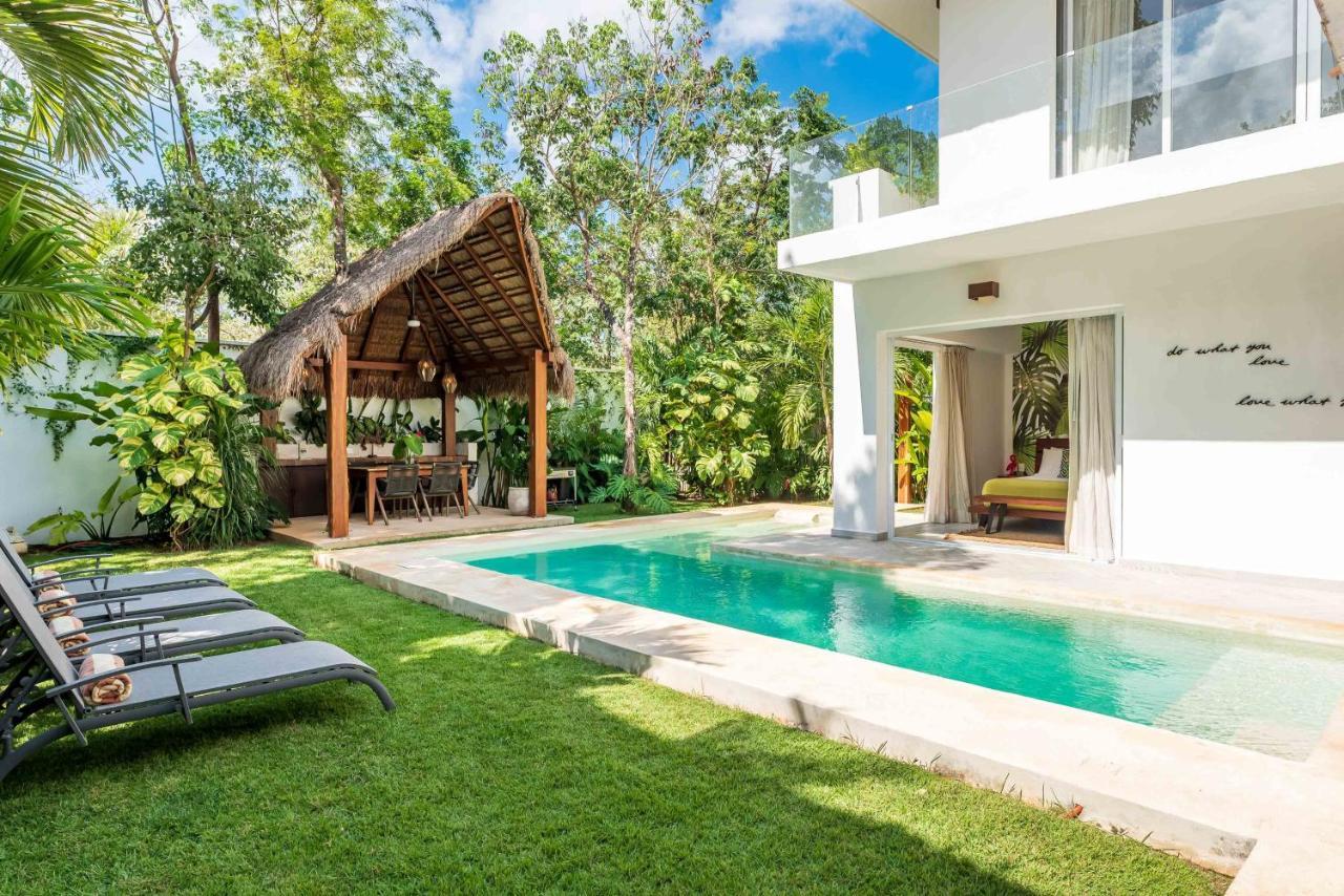 Villa Ek'Balam & Villa Flamingo, Luxury Villas, Private Pool, Private Garden, Jacuzzi, 24H Security Тулум Екстер'єр фото
