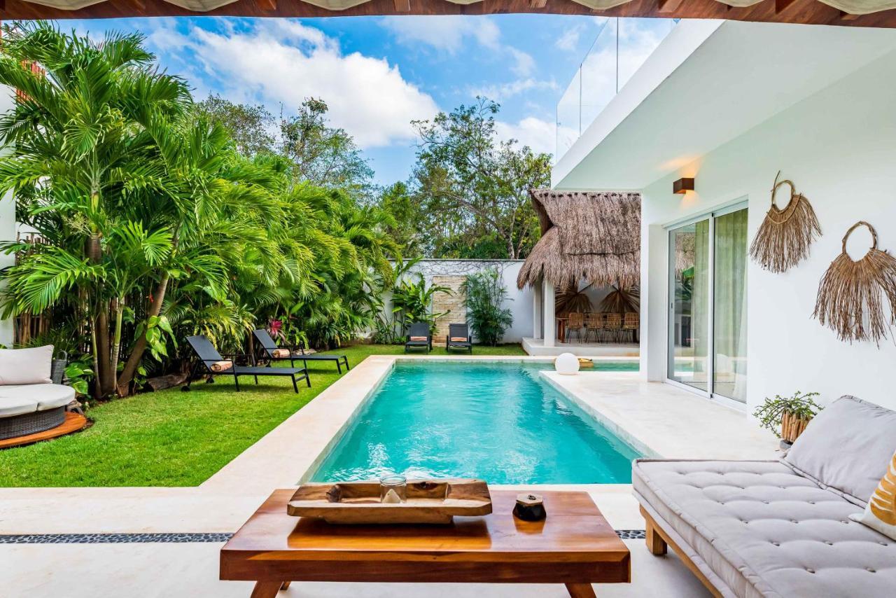 Villa Ek'Balam & Villa Flamingo, Luxury Villas, Private Pool, Private Garden, Jacuzzi, 24H Security Тулум Екстер'єр фото