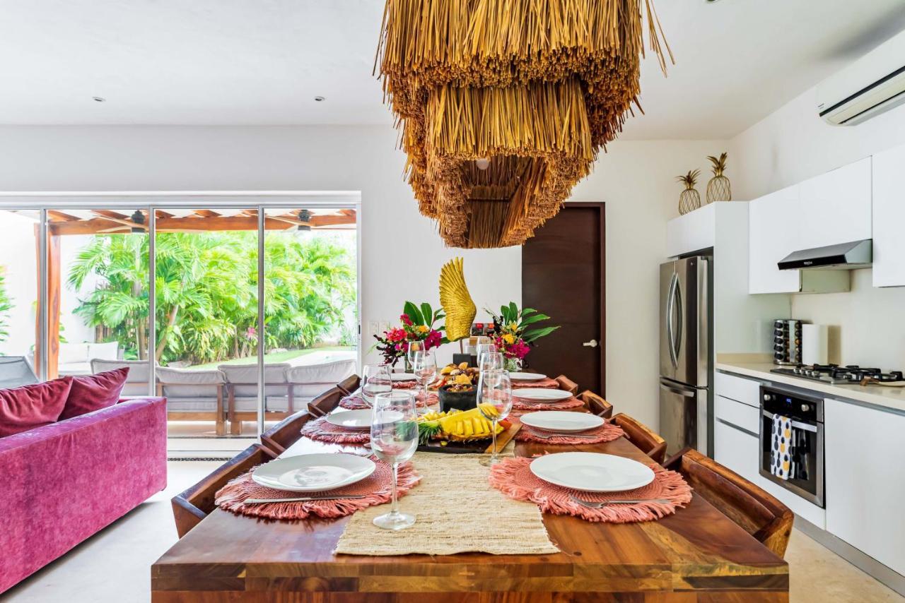 Villa Ek'Balam & Villa Flamingo, Luxury Villas, Private Pool, Private Garden, Jacuzzi, 24H Security Тулум Екстер'єр фото