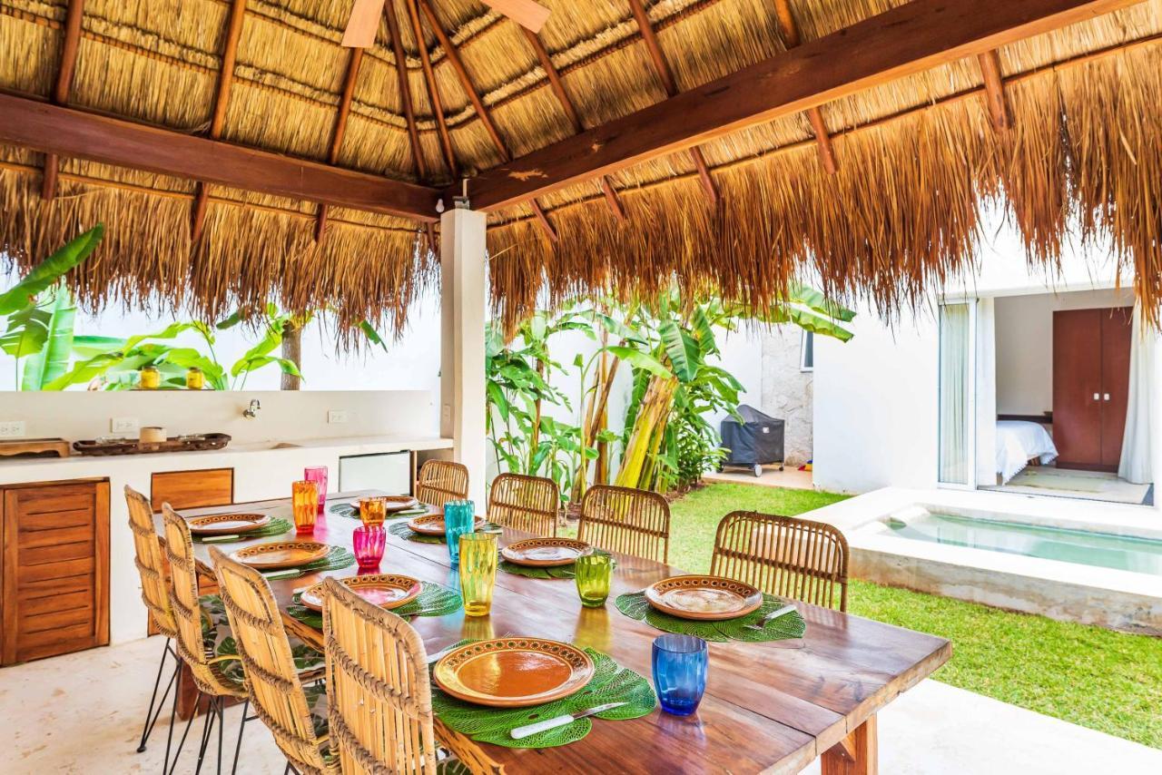 Villa Ek'Balam & Villa Flamingo, Luxury Villas, Private Pool, Private Garden, Jacuzzi, 24H Security Тулум Екстер'єр фото